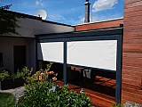 Stínění pro hliníkové pergoly a zimní zahrady