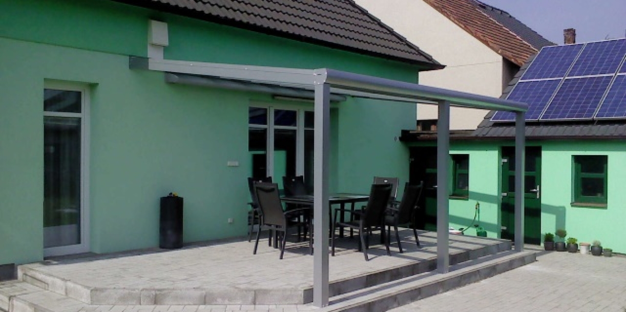 Hliníková pergola prostřednictvím dárkového poukazu