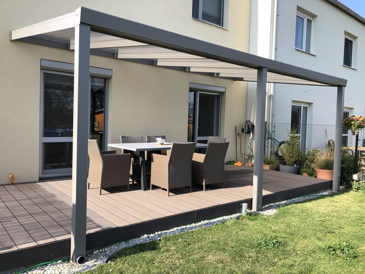 hliníkové zastřešení terasy