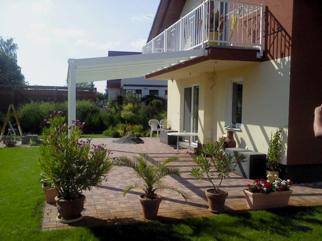 hliníkové zastřešení terasy