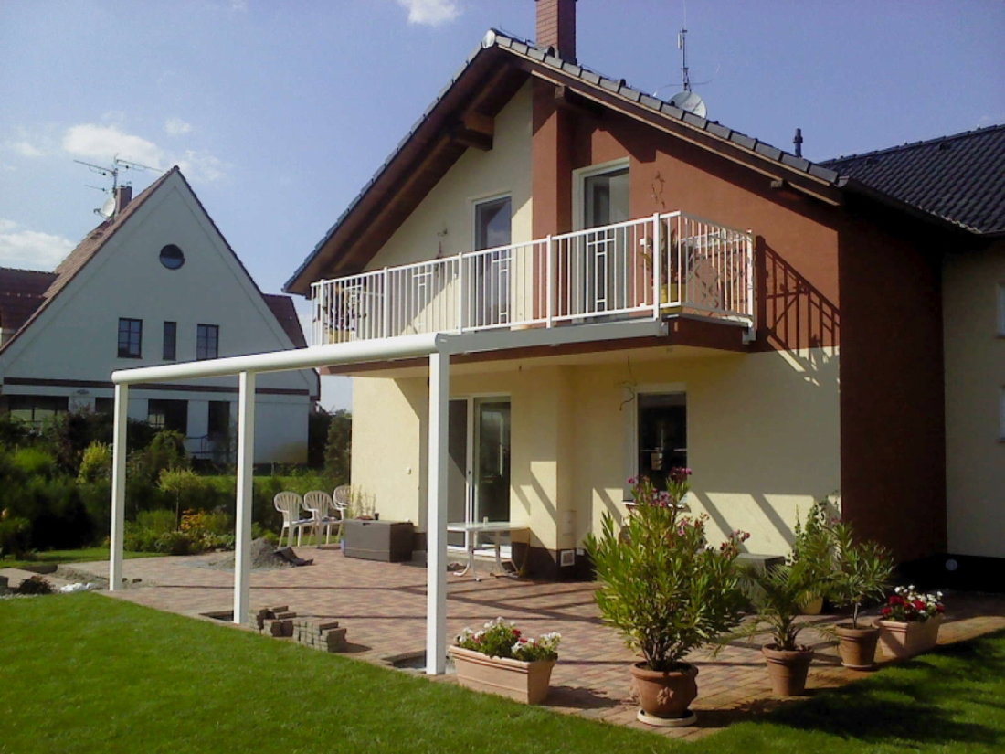 jarní příprava hliníkové pergoly